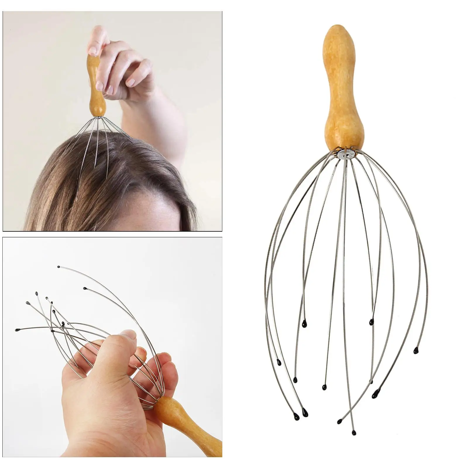 Head Massage Tingler ,Handheld Deep Relaxation Scalp Massager Tool, No Painful Scratches, Portable for Head Body Relaxing
Head Massage Tingler ,Handheld Deep Relaxation Scalp Massager Tool, No Painful Scratches, Portable for Head Body Relaxing