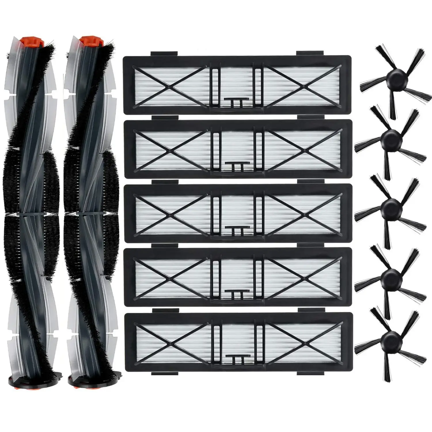 Replacement Parts for Neato D75 D80 D85 Connected D3 D4 D5 D6 D7 D Series 5-Arm Sweeping and Spiral Combo Brush Filters
Replacement Parts for Neato D75 D80 D85 Connected D3 D4 D5 D6 D7 D Series 5-Arm Sweeping and Spiral Combo Brush Filters