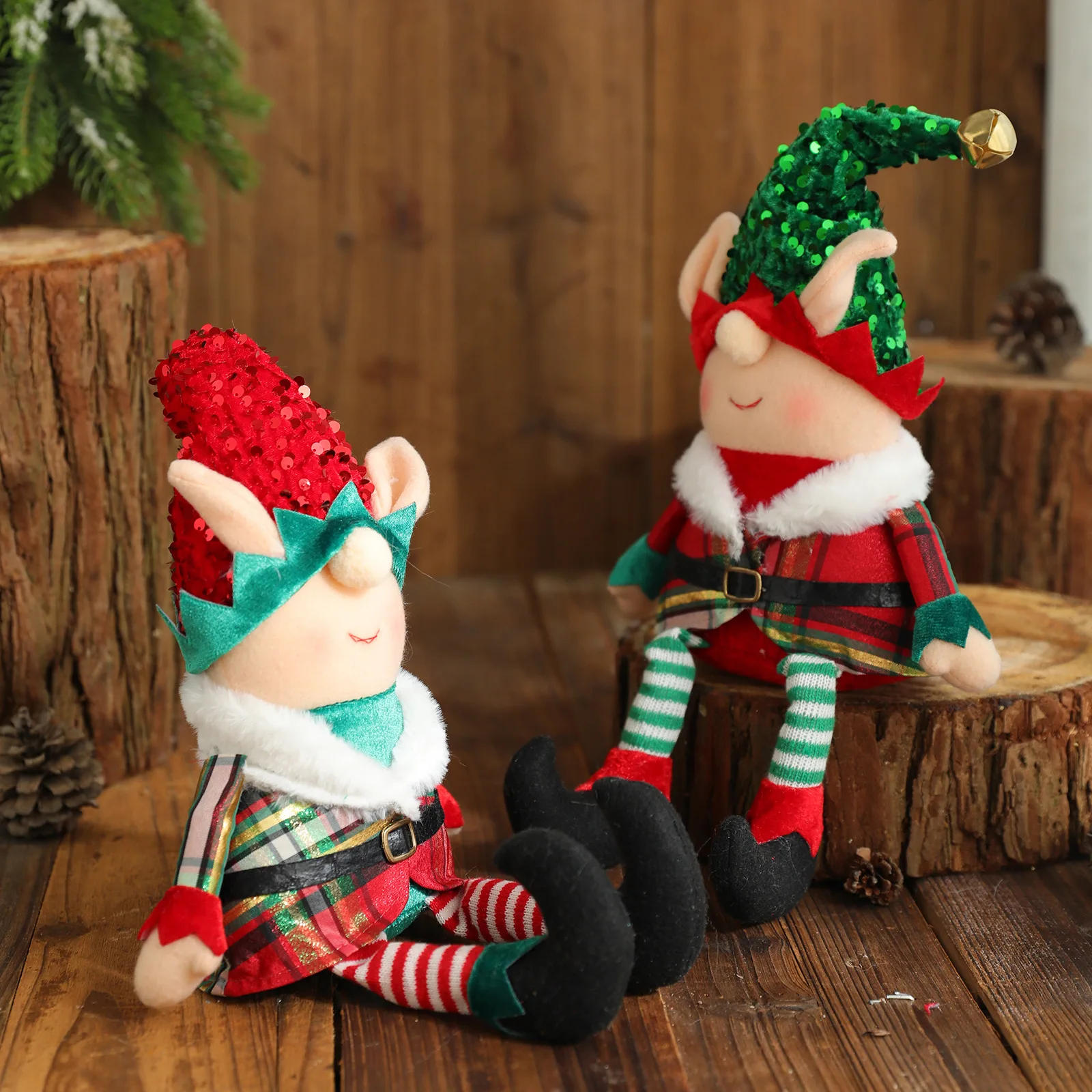 Christmas Dolls Decoration Long Legs Spirit Doll Plush Toy Xmas Tree Decor Home Ornament 2023 New Year Navidad Gift for Children
Christmas Dolls Decoration Long Legs Spirit Doll Plush Toy Xmas Tree Decor Home Ornament 2023 New Year Navidad Gift for Children