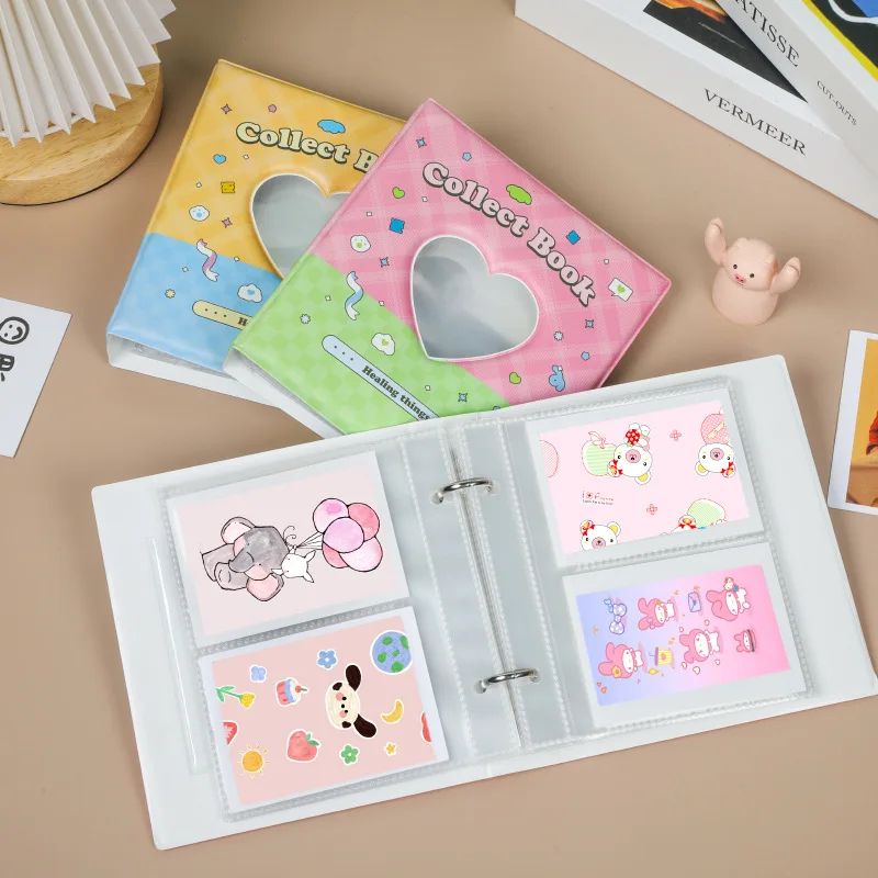 3inch Loving Heart Photocard Collect Book Kpop Idol Photo Binder Album For Polaroid Instax Mini
3inch Loving Heart Photocard Collect Book Kpop Idol Photo Binder Album For Polaroid Instax Mini