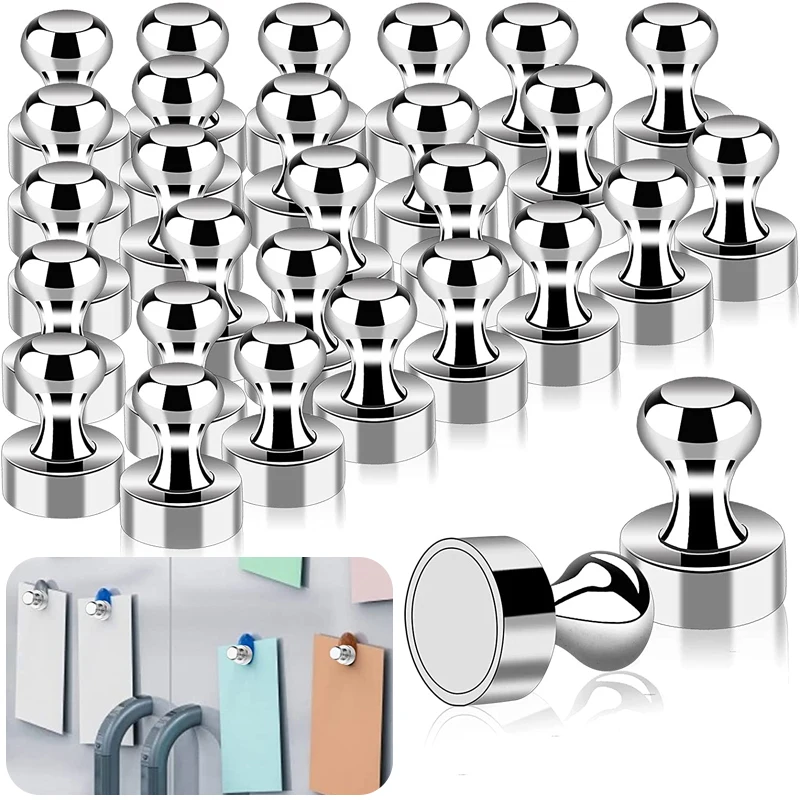12/24/48Pcs Super Strong Magnetic Push Pins Neodymium Magnet Refrigerator Kitchen Whiteboard Durable Magnetic Thumb Tacks Sucker
12/24/48Pcs Super Strong Magnetic Push Pins Neodymium Magnet Refrigerator Kitchen Whiteboard Durable Magnetic Thumb Tacks Sucker