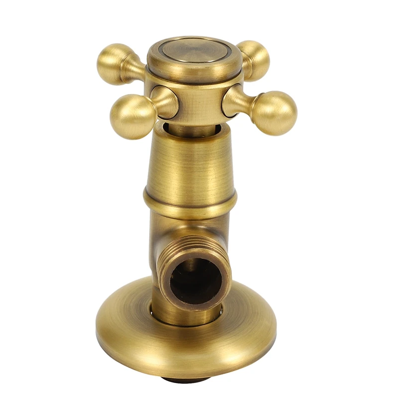 Antique Brass Triple-Cornered Valve Water Control Valve Bathroom Tap Water Valve 1/2X1/2 Brass Angle Valves Bathroom
Antique Brass Triple-Cornered Valve Water Control Valve Bathroom Tap Water Valve 1/2X1/2 Brass Angle Valves Bathroom