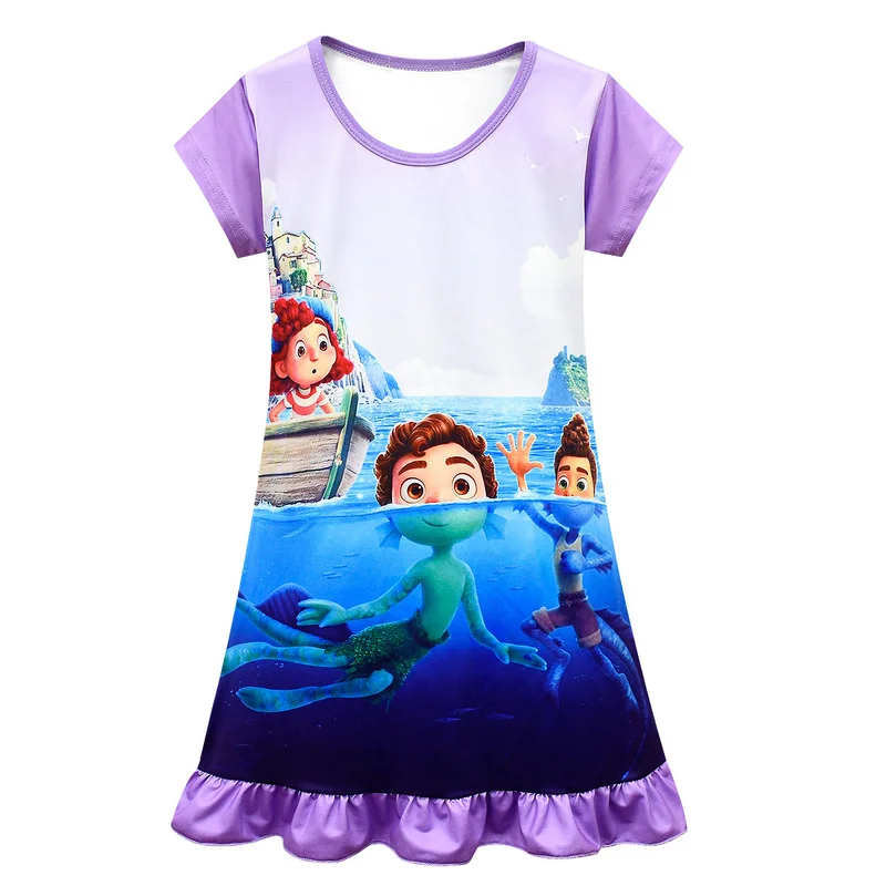 Ночная рубашка для маленьких принцесс, Детская летняя Пижама для девочек, платье для сна, ночная рубашка для девочек
Ночная рубашка для маленьких принцесс, Детская летняя Пижама для девочек, платье для сна, ночная рубашка для девочек