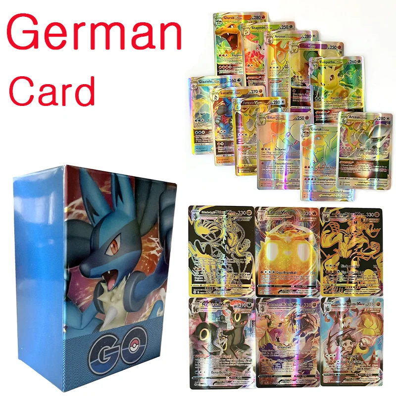 20/60/100pcs German PokéMon Game Hobbies Collection Card Vmax Pocket Monster Chessboard Game Trading Flash Card Children's Toys
20/60/100pcs German PokéMon Game Hobbies Collection Card Vmax Pocket Monster Chessboard Game Trading Flash Card Children's Toys