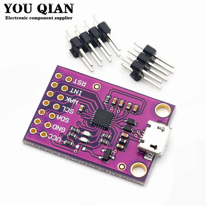 CP2112 плата отладки USB для SMBus I2C Модуль связи 2,0 MicroUSB 2112 оценочный комплект для CCS811 сенсорного модуля 
CP2112 плата отладки USB для SMBus I2C Модуль связи 2,0 MicroUSB 2112 оценочный комплект для CCS811 сенсорного модуля