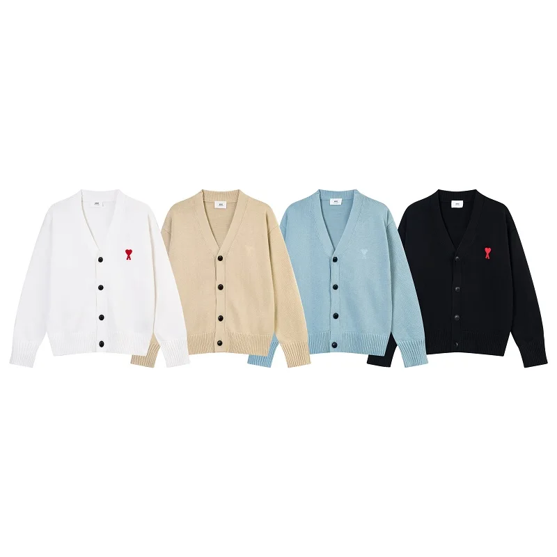 2023 Spring Autumn V Neck Single Breasted Heart Embroidered Sweater Fashion Knit Coat Lady Loose Women Cardigan Knitted Sweater
2023 Spring Autumn V Neck Single Breasted Heart Embroidered Sweater Fashion Knit Coat Lady Loose Women Cardigan Knitted Sweater
