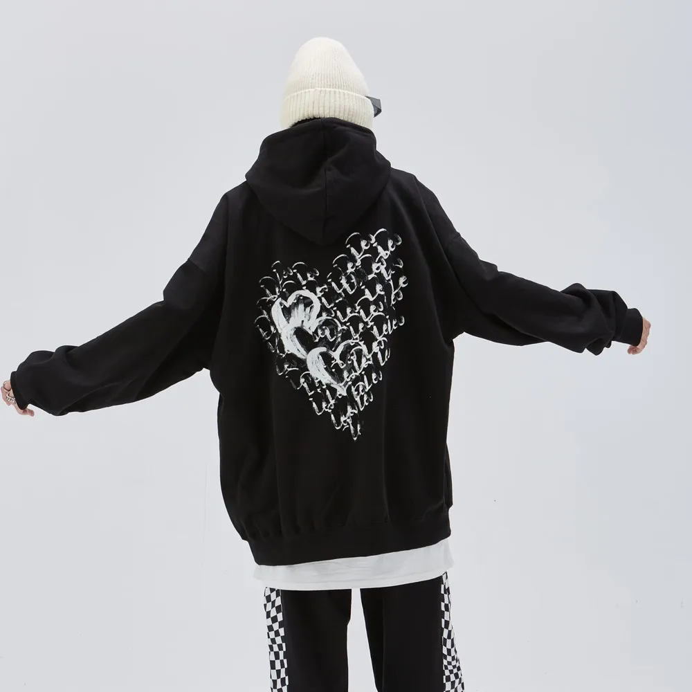 Gothic Style Hearts Print Oversized Hoodie Graphic Tops Hooded Sweatshirts Goth y2k Clothes Spring Trend 2023 Streetwear Dark
Gothic Style Hearts Print Oversized Hoodie Graphic Tops Hooded Sweatshirts Goth y2k Clothes Spring Trend 2023 Streetwear Dark