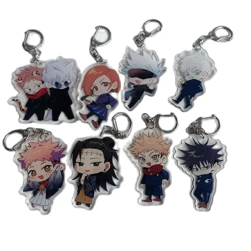Anime Jujutsu Kaisen Keychain Acrylic Cartoon Figures Cosplay Props Keychains Bag Pendant Car Keyring Jewelry Teens Gift
Anime Jujutsu Kaisen Keychain Acrylic Cartoon Figures Cosplay Props Keychains Bag Pendant Car Keyring Jewelry Teens Gift