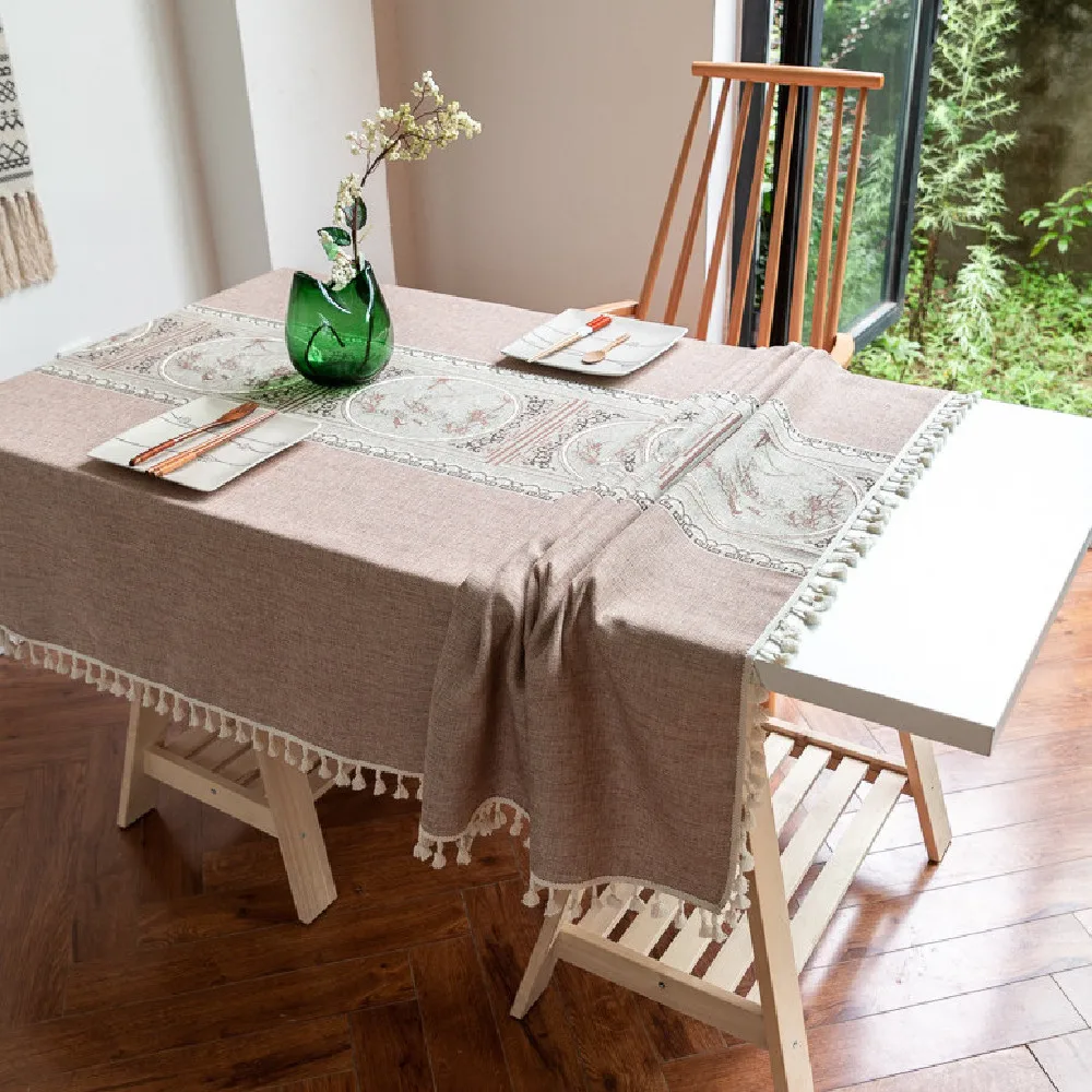 Ethnic Style Linen Washable Tablecloth American Pastoral Tea Table Household Tablecloth Rectangular Coffee Table Table Cloth
Ethnic Style Linen Washable Tablecloth American Pastoral Tea Table Household Tablecloth Rectangular Coffee Table Table Cloth