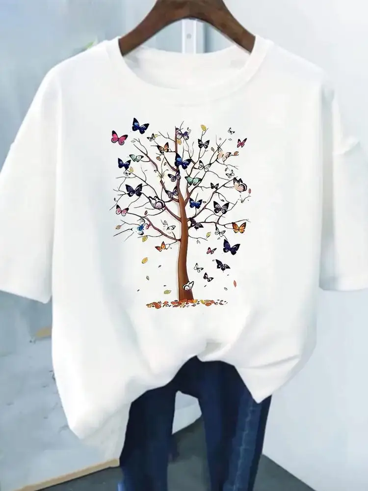 Butterfly Lovely Trend Cute 90s Print Summer Graphic Tee Fashion Short Sleeve Clothes Women Clothing T Female Casual T-shirts
Butterfly Lovely Trend Cute 90s Print Summer Graphic Tee Fashion Short Sleeve Clothes Women Clothing T Female Casual T-shirts