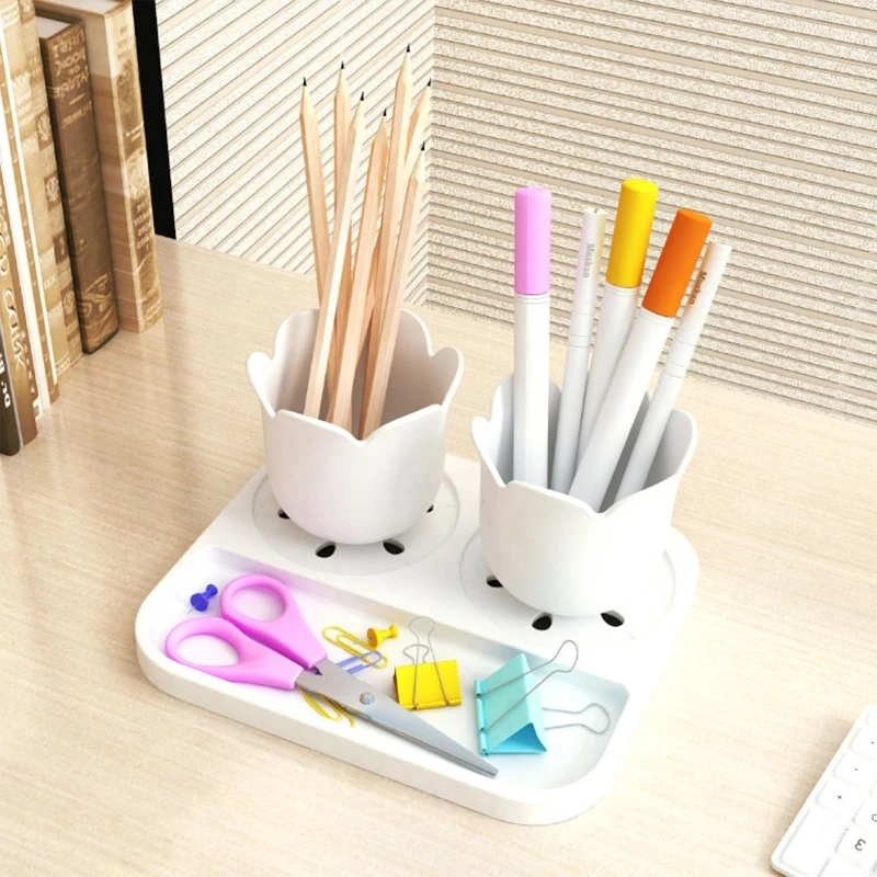 Flower Storage Holder Stationery Pen Pencil Ruler Organizer Makeup Rack for Home Bedroom Dormitory Cosmetics Organizer Containe
Flower Storage Holder Stationery Pen Pencil Ruler Organizer Makeup Rack for Home Bedroom Dormitory Cosmetics Organizer Containe