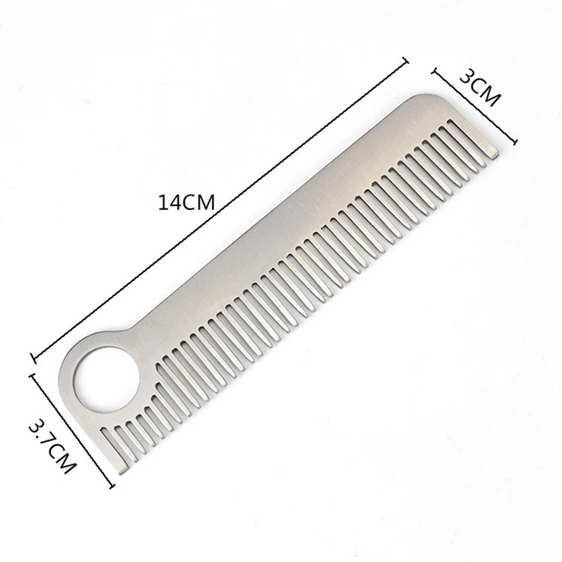Antistatic Pocket Durable Stainless Steel 14*3.7cm Original Button Comb Suitable for All Hairstyle Types Traveling Tool
Antistatic Pocket Durable Stainless Steel 14*3.7cm Original Button Comb Suitable for All Hairstyle Types Traveling Tool