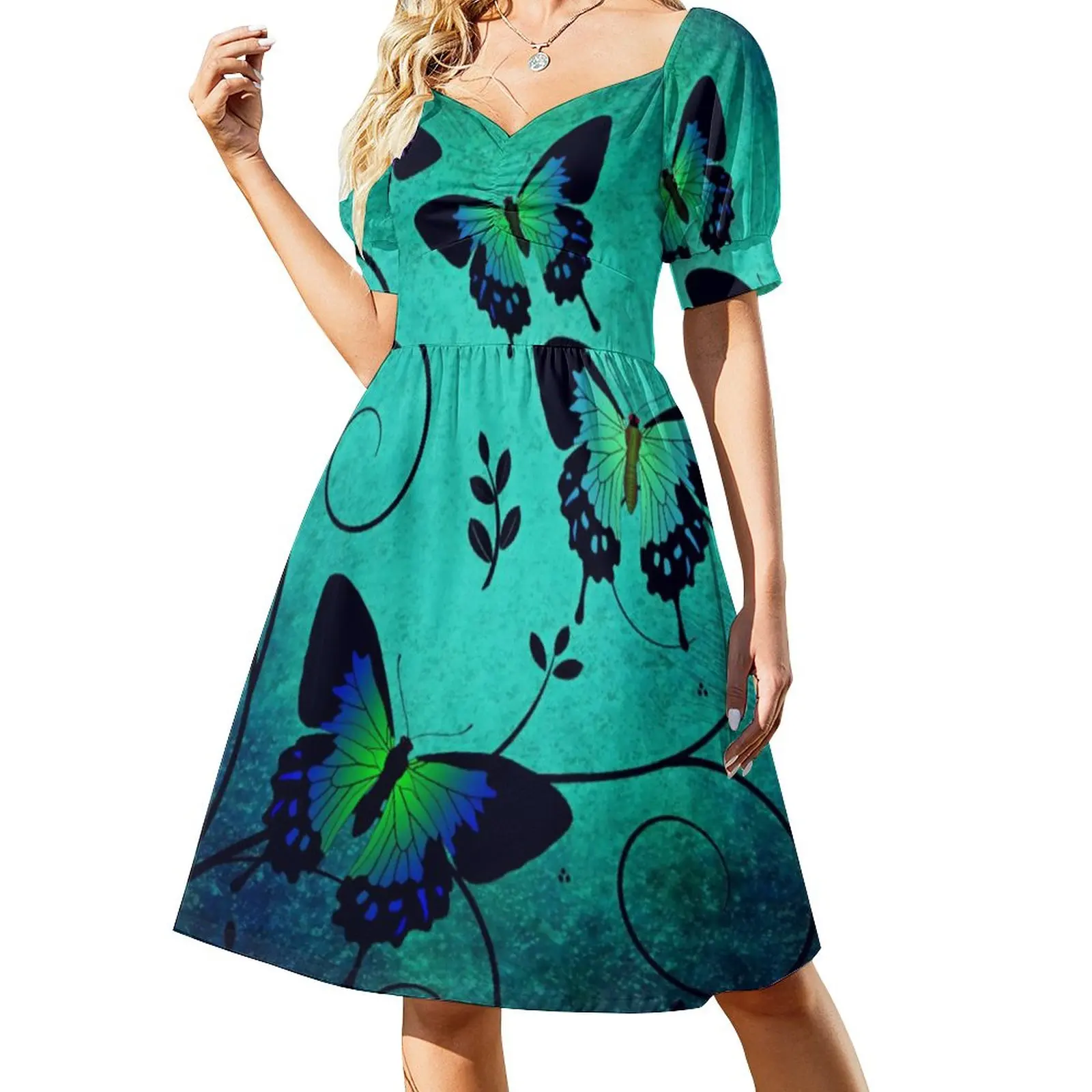 Butterfly Print Casual Dress Magic Animal Stylish Dresses Cute Dress Womens V Neck Big Size Clothing
Butterfly Print Casual Dress Magic Animal Stylish Dresses Cute Dress Womens V Neck Big Size Clothing