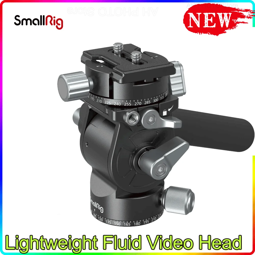 SmallRig легкая жидкая видеоголовка 360 Поворот со съемной телескопической ручкой Регулируемая легкая портативная 3457
SmallRig легкая жидкая видеоголовка 360 Поворот со съемной телескопической ручкой Регулируемая легкая портативная 3457