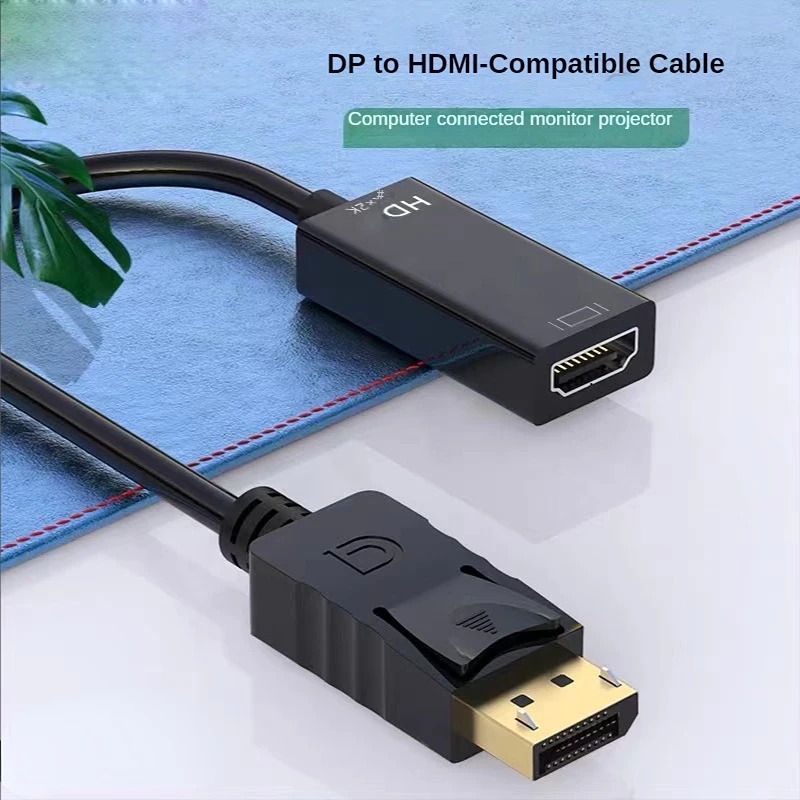 DP to HDMI-compatible Cable Adapter Male To Female For HP/DELL Laptop PC Display Port to 1080P HDMI-compatible Converter For PC
DP to HDMI-compatible Cable Adapter Male To Female For HP/DELL Laptop PC Display Port to 1080P HDMI-compatible Converter For PC