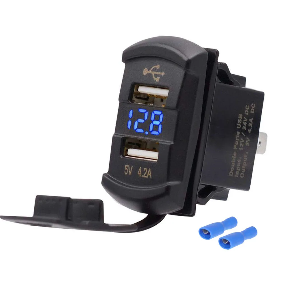12-24V Volt Car Boat Car Cigar Lighter Power Outlet Dual USB Charger Adapter Car Easy To Install, Durable, Plug And Play For Car
12-24V Volt Car Boat Car Cigar Lighter Power Outlet Dual USB Charger Adapter Car Easy To Install, Durable, Plug And Play For Car
