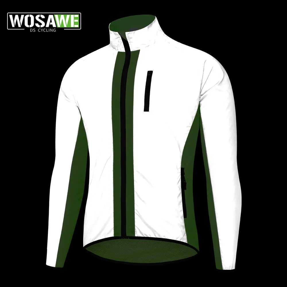 WOSAWE Men's Cycling Jacket High Reflective Windproof Cycling Jacket Bike Jacket
WOSAWE Men's Cycling Jacket High Reflective Windproof Cycling Jacket Bike Jacket