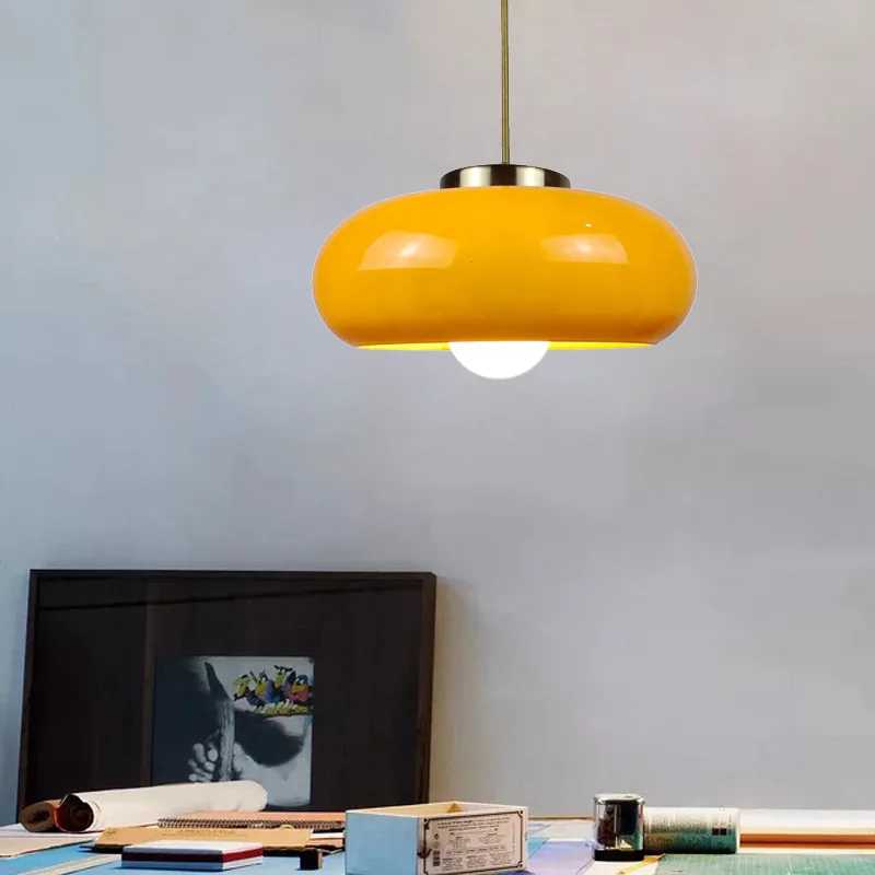 Medieval vintage Bauhaus coffee shop restaurant bar pendant lamp retro living room bedroom ins glass bedside lamp
Medieval vintage Bauhaus coffee shop restaurant bar pendant lamp retro living room bedroom ins glass bedside lamp