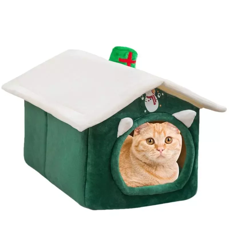 NEW2023 Bed Christmas Pet House Bed Winter Warm Tent Warm Comfortable Pet Enclosed Bed Foldable Beds For Small Dogs Pupp
NEW2023 Bed Christmas Pet House Bed Winter Warm Tent Warm Comfortable Pet Enclosed Bed Foldable Beds For Small Dogs Pupp