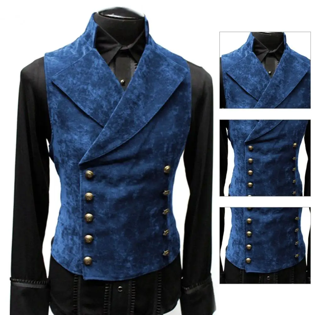 Мужской жилет с воротником-стойкой, жилет с круглым подолом, удобный жилет, не скатывается, аксессуары для мужчин
Мужской жилет с воротником-стойкой, жилет с круглым подолом, удобный жилет, не скатывается, аксессуары для мужчин