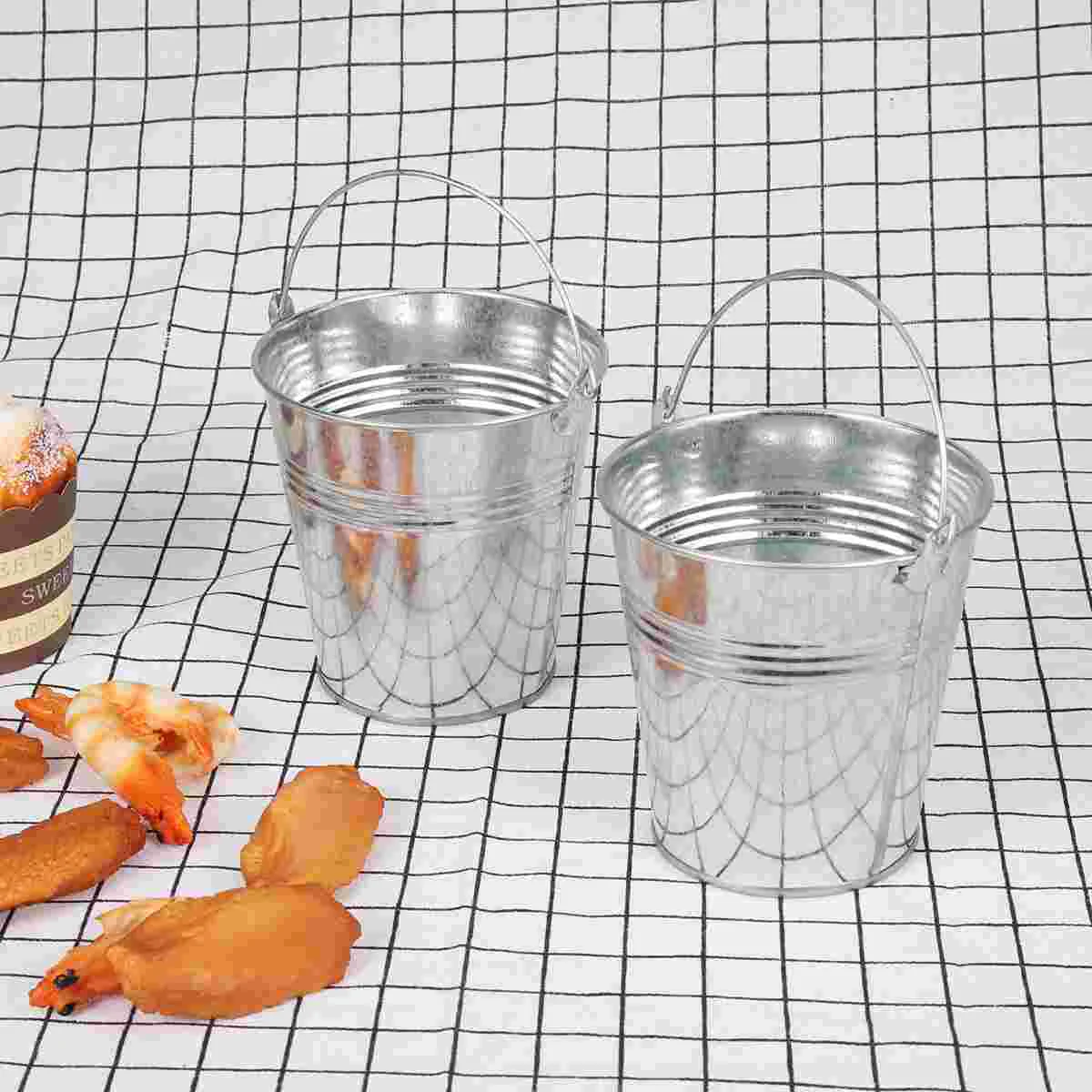 Bucket Metal Buckets Mini Pails Tin French Tinplate Serving Pail Fries Smallparty Galvanized Ice Candy Flowerfavor Snack Icing
Bucket Metal Buckets Mini Pails Tin French Tinplate Serving Pail Fries Smallparty Galvanized Ice Candy Flowerfavor Snack Icing