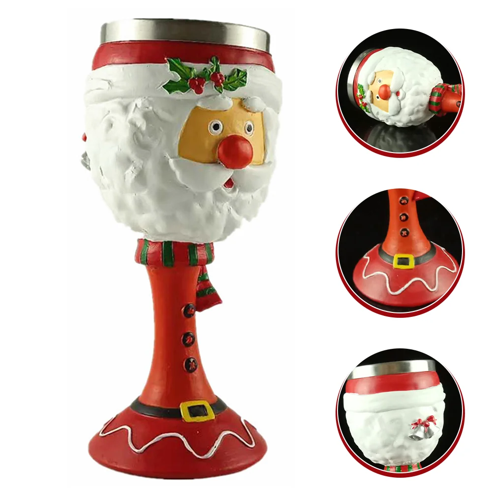 

Christmasglasses Goblet Goblets Cup Champagne Santa Xmasdrinking Cocktail Martini Toasting Flutes Party Coupe Holiday Claus