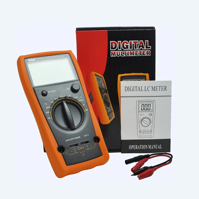 Digital LC Meter High Accuracy 20H Inductance 2000uF Capacitance Tester PCB Circuit Capacitor Self-discharge Multimet Test Clips
Digital LC Meter High Accuracy 20H Inductance 2000uF Capacitance Tester PCB Circuit Capacitor Self-discharge Multimet Test Clips
