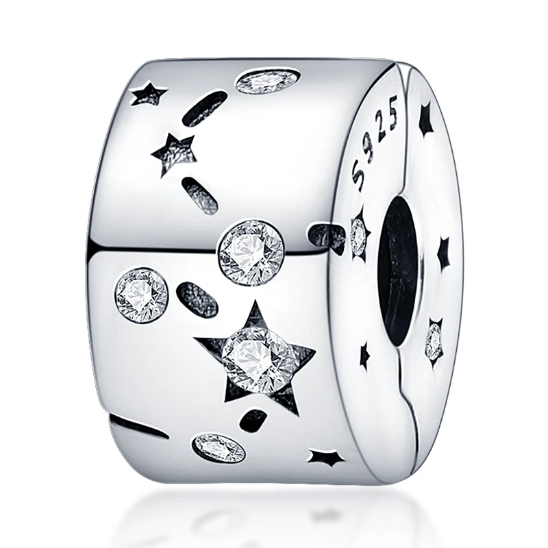 100% Real 925 Sterling Silver Stars And Moon Pattern Charms Beads Fit Original Pandora Bracelet Woman Fashion Fine jewelry Gift
100% Real 925 Sterling Silver Stars And Moon Pattern Charms Beads Fit Original Pandora Bracelet Woman Fashion Fine jewelry Gift
