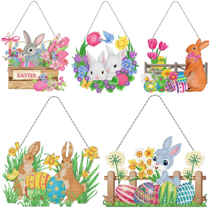 DIY Easter egg bunny Diamond Painting Wreath Acrylic ornaments Cross Stitch Art Craft Diamond Embroidery Kit Home Wall Decor
DIY Easter egg bunny Diamond Painting Wreath Acrylic ornaments Cross Stitch Art Craft Diamond Embroidery Kit Home Wall Decor