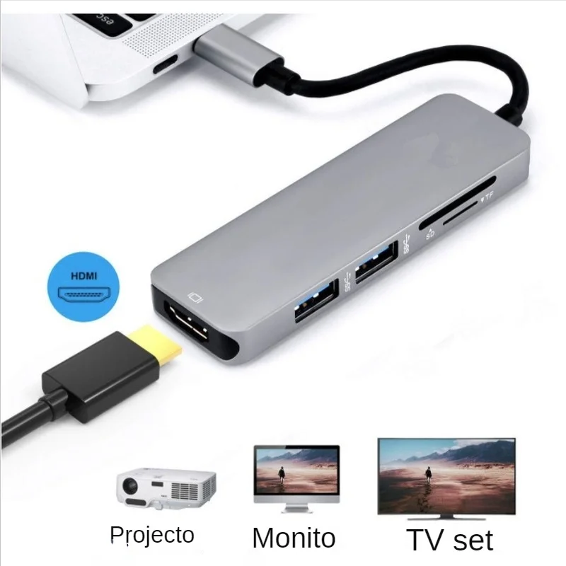 Адаптер Type-C для HDMI-совместимый с 4K USB C 3,0 SD TF кардридер адаптер для MacBook Samsung Dex Xiaomi 10 проектор ТВ монитор
Адаптер Type-C для HDMI-совместимый с 4K USB C 3,0 SD TF кардридер адаптер для MacBook Samsung Dex Xiaomi 10 проектор ТВ монитор