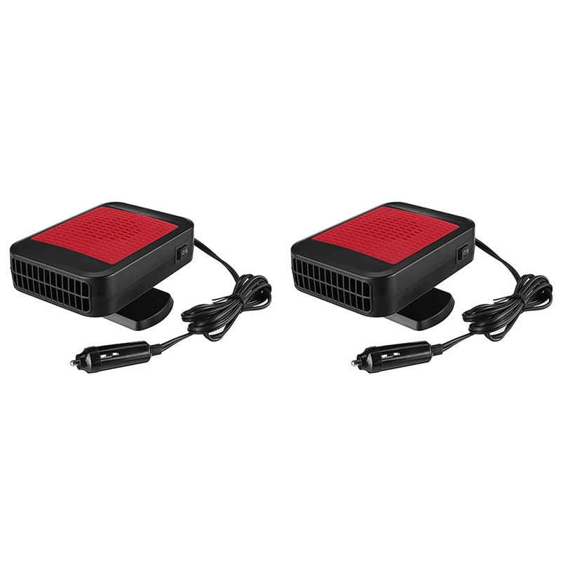 2X 12V 200W Car Heater Electric Cooling Heating Fan Warmer Electric Dryer Windshield Defogging Demister Defroster Red
2X 12V 200W Car Heater Electric Cooling Heating Fan Warmer Electric Dryer Windshield Defogging Demister Defroster Red