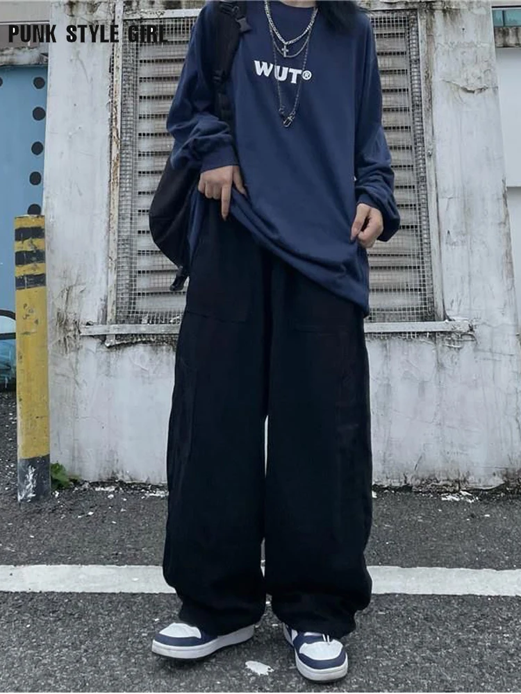 Hip Hop E Girl Vintage Sports Pants Streetwear Women Harajuku Baggy Casual Kpop Fashion High Waist Female Hippie Loose Trousers
Hip Hop E Girl Vintage Sports Pants Streetwear Women Harajuku Baggy Casual Kpop Fashion High Waist Female Hippie Loose Trousers