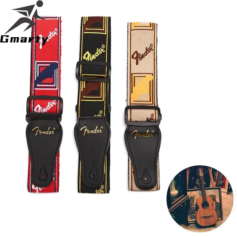 Fashion Red/Yellow/Black Guitar Strap Adjustable Leather Ends For Electric Acoustic Folk Guitar Strap Embroidery Strap
Fashion Red/Yellow/Black Guitar Strap Adjustable Leather Ends For Electric Acoustic Folk Guitar Strap Embroidery Strap