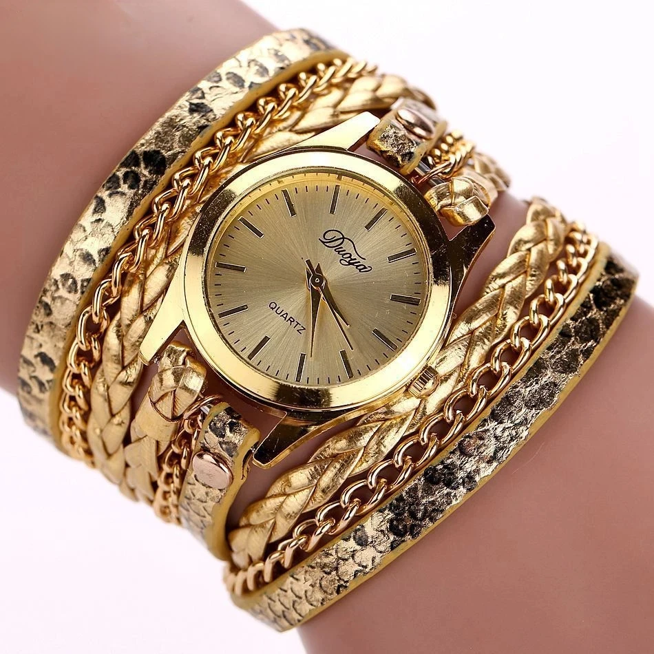 Luxury Watches Women's Sexy Snake Pattern Circled Bracelet Watch Woven Twist Trend Watch Alloy Quartz Women's Watch Watch Women
Luxury Watches Women's Sexy Snake Pattern Circled Bracelet Watch Woven Twist Trend Watch Alloy Quartz Women's Watch Watch Women