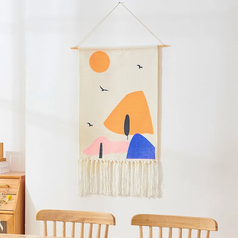 Bohemian Tapestry Tassel Tapestries Wall Hanging Nordic Decoration Woven Tapestry Dormitory Transformation Bedroom Decor
Bohemian Tapestry Tassel Tapestries Wall Hanging Nordic Decoration Woven Tapestry Dormitory Transformation Bedroom Decor