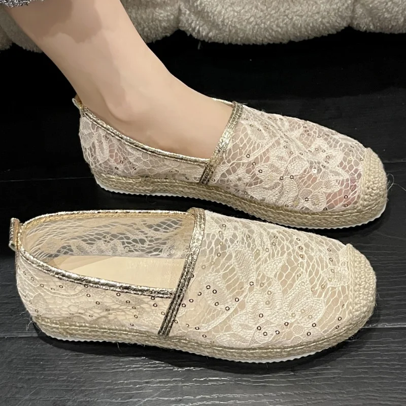 Women's Breathable Flat Shoes 2023 Summer New Fashion Shallow Espadrilles Shoes for Women Casual Ladies Slip on Walking Shoes
Women's Breathable Flat Shoes 2023 Summer New Fashion Shallow Espadrilles Shoes for Women Casual Ladies Slip on Walking Shoes