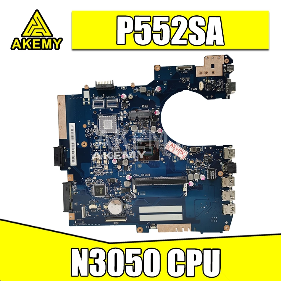 P552SA Motherboard N3050-CPU For Asus P552SJ PU552SJ PRO552S P552S PU552S P552SA Laptop motherboard P552SA Mainboard
P552SA Motherboard N3050-CPU For Asus P552SJ PU552SJ PRO552S P552S PU552S P552SA Laptop motherboard P552SA Mainboard