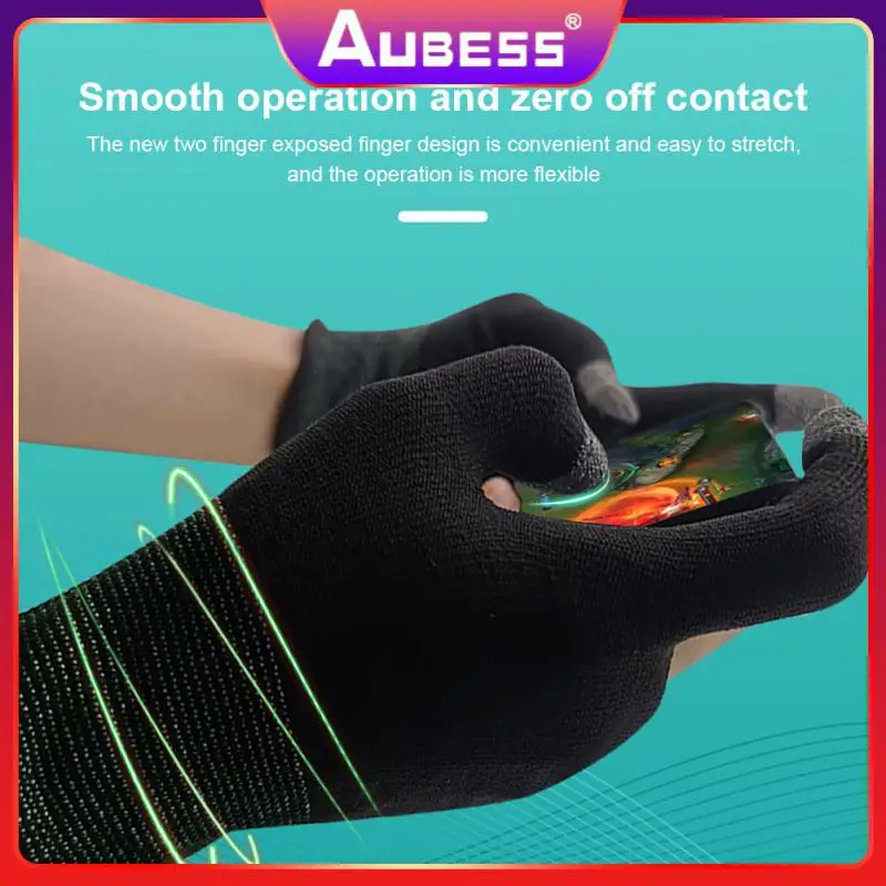 Game Gloves Non-slip Portable Finger Cover Sensitive Nano-silver Fiber Thumb Fingertip Sleeves Gaming Accessorie Breathable
Game Gloves Non-slip Portable Finger Cover Sensitive Nano-silver Fiber Thumb Fingertip Sleeves Gaming Accessorie Breathable