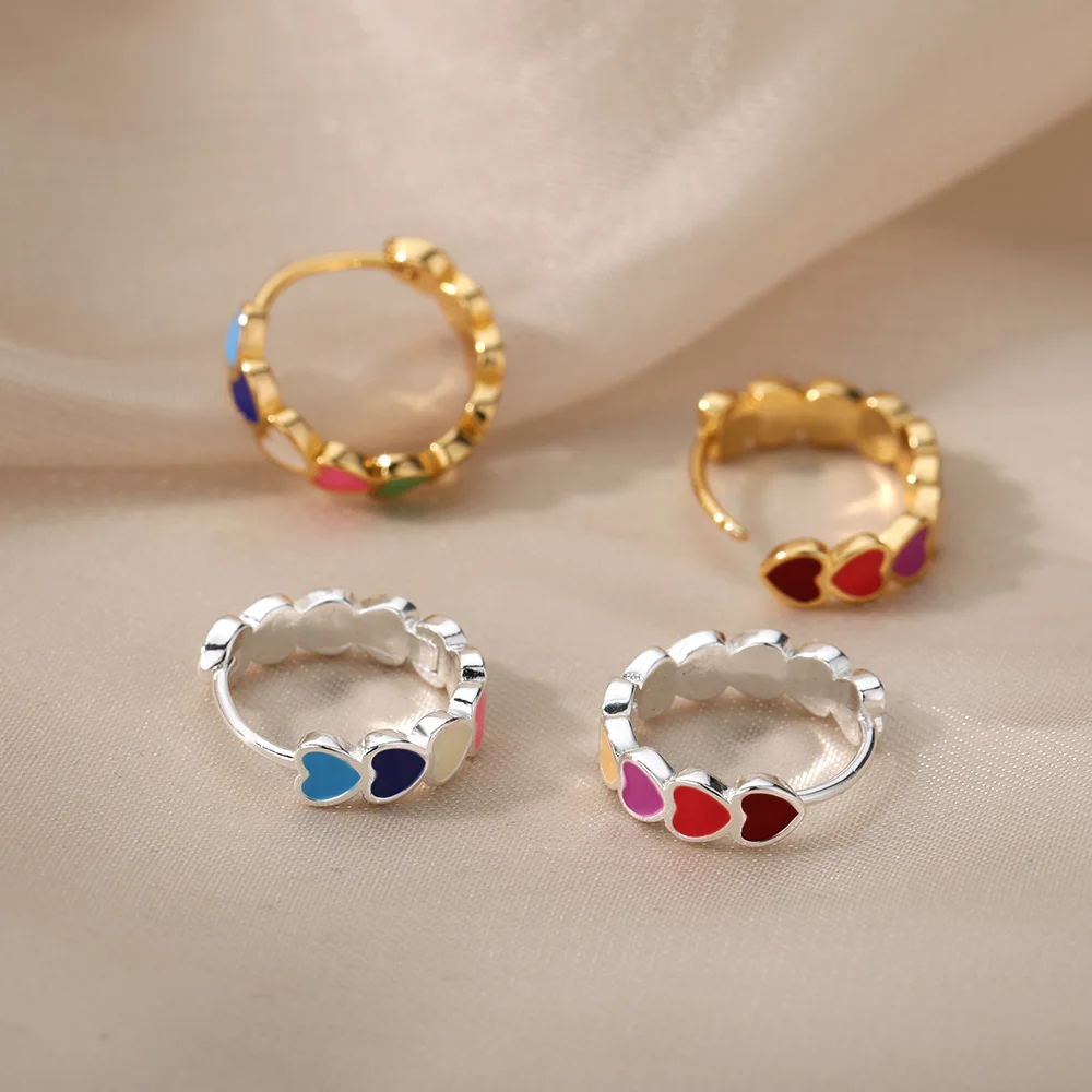 Aesthetic Stainless Steel Hoop Earrings For Women Gold Color Minimalist Heart Snake Flower Zircon Earring Fashion Jewelry 2023
Aesthetic Stainless Steel Hoop Earrings For Women Gold Color Minimalist Heart Snake Flower Zircon Earring Fashion Jewelry 2023