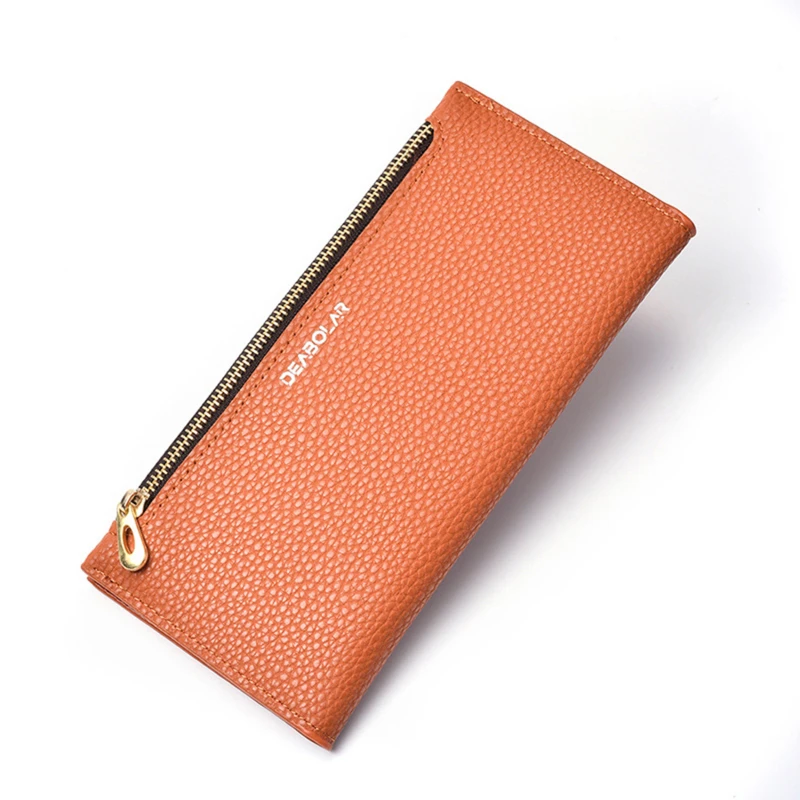 Women's Wallet Long Lychee Pattern Solid Color Simple Buckle Thin Wallet Multi-card Pocket Wallet Card Holder
Women's Wallet Long Lychee Pattern Solid Color Simple Buckle Thin Wallet Multi-card Pocket Wallet Card Holder