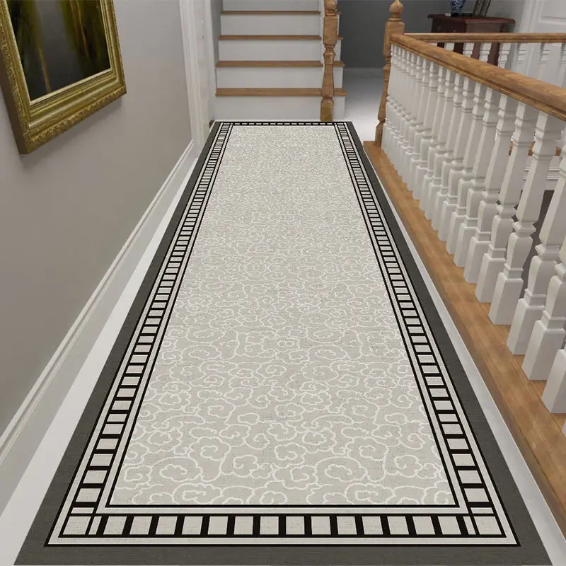 

Luxury European Aisle Corridor Carpets Lobby Hallway Villa Long Runner Long Strip Area Rugs Living Room Home Decor Entryway Mat