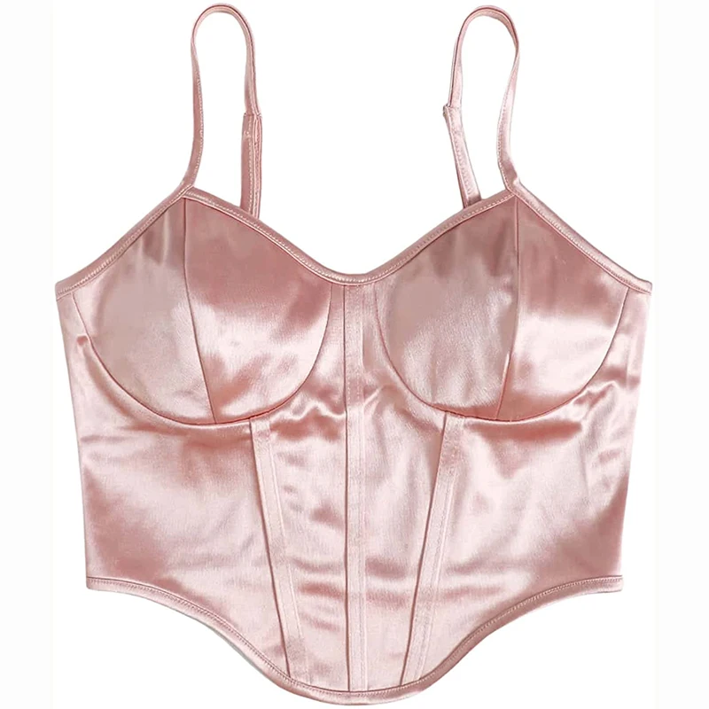 2022 New harajuka Summer Women V Neck Spaghetti Straps Corset Top Sleeveless y2k Slim Backless Y2K Crop tops Sexy camisole femme
2022 New harajuka Summer Women V Neck Spaghetti Straps Corset Top Sleeveless y2k Slim Backless Y2K Crop tops Sexy camisole femme