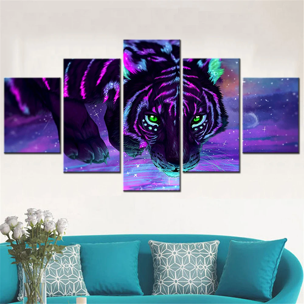 Tiger Fantasy Wall Art Canvas Set Modular Posters and Prints on Wall Decoration Abstract Canvas Painting for Bedroom Home Decor
Tiger Fantasy Wall Art Canvas Set Modular Posters and Prints on Wall Decoration Abstract Canvas Painting for Bedroom Home Decor