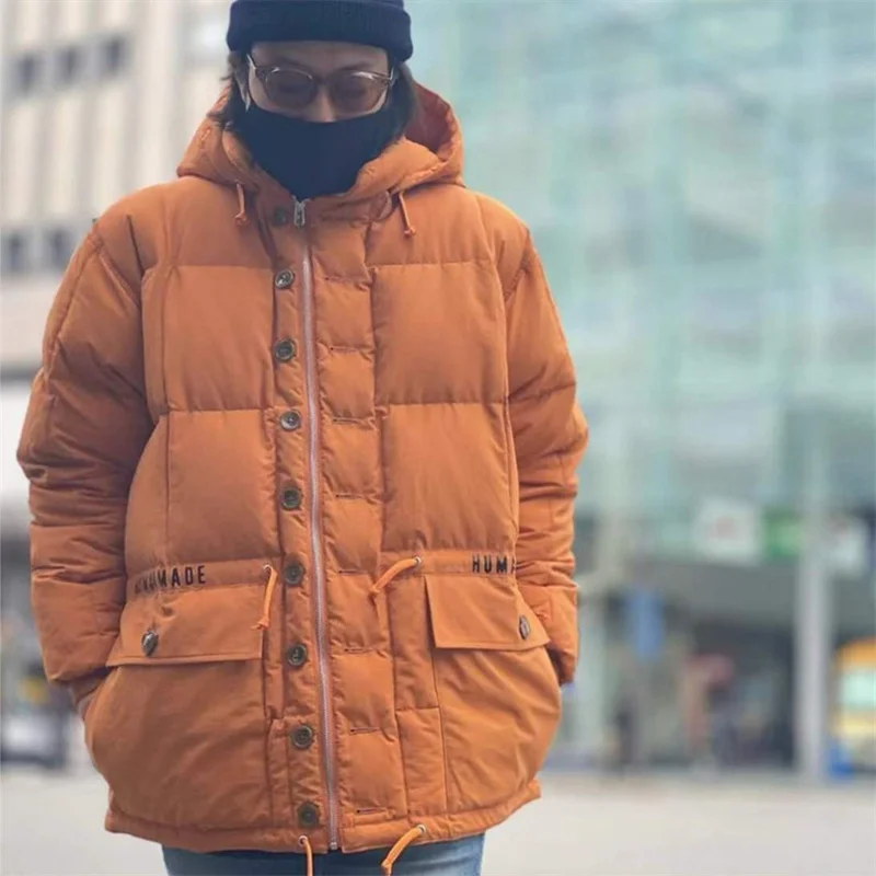HUMAN MADE 21AW Square Lattice Letter Medium Length Hooded Down Jacket Men's and Women's Coats
HUMAN MADE 21AW Square Lattice Letter Medium Length Hooded Down Jacket Men's and Women's Coats