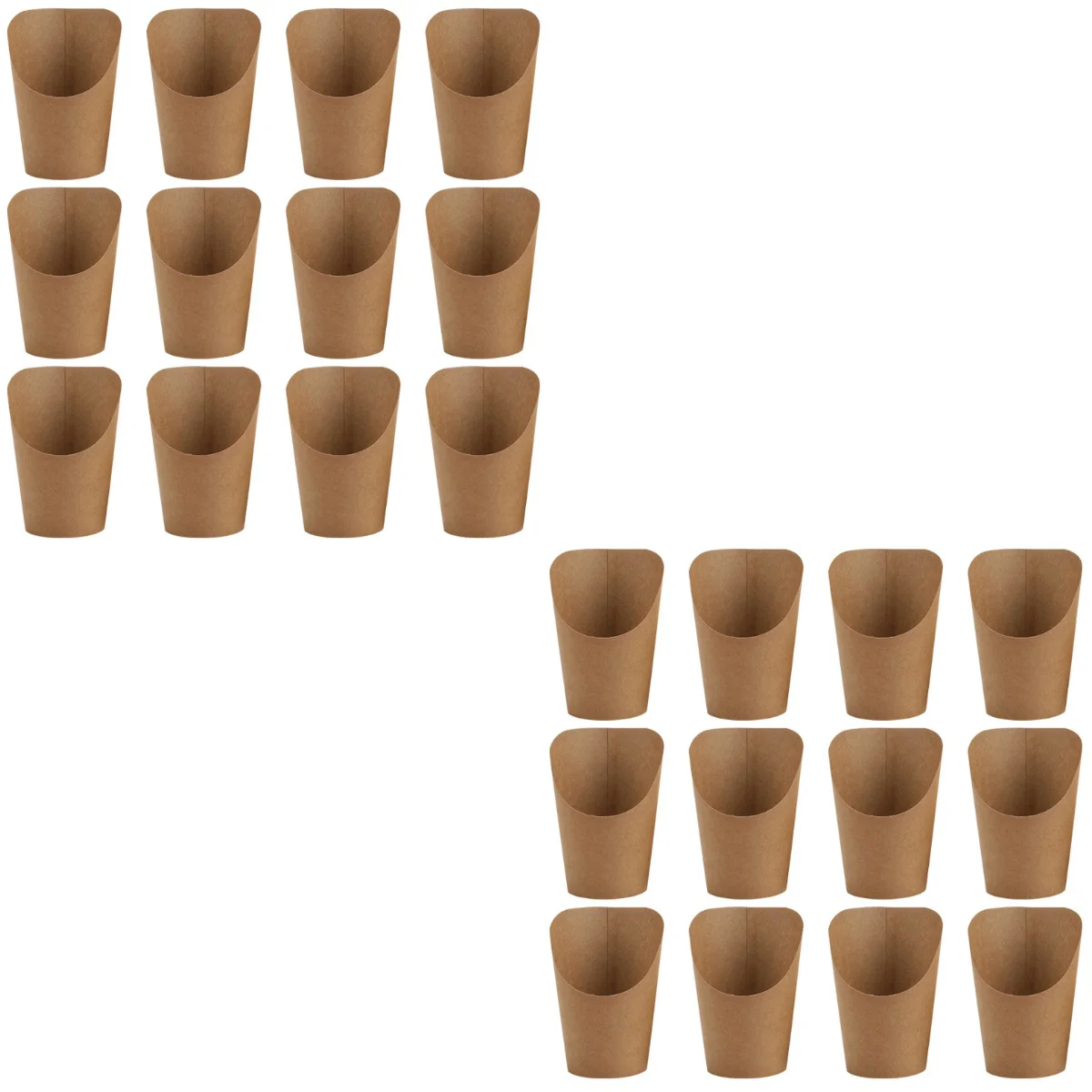 100 pcs French Fries Paper Cones Snacks Storage Holders Take-out Baking Paper Cone
100 pcs French Fries Paper Cones Snacks Storage Holders Take-out Baking Paper Cone