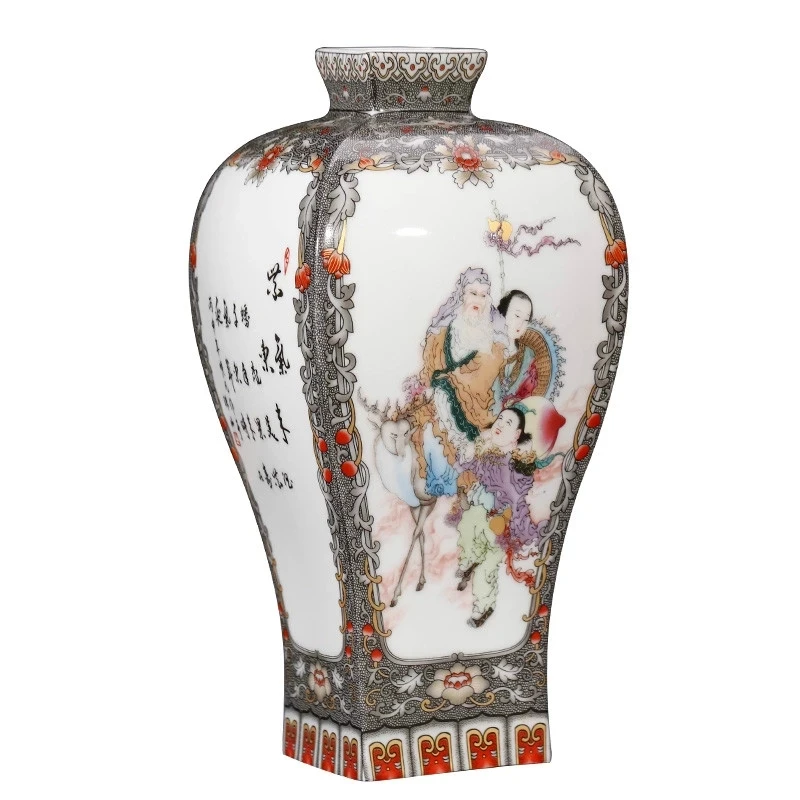 New Design Antique Jingdezhen Ceramic Vase Vintage Chinese Style Home Decoration Porcelain Flower Vase
New Design Antique Jingdezhen Ceramic Vase Vintage Chinese Style Home Decoration Porcelain Flower Vase