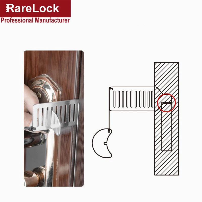 Stainless Door Lock Security Hasp Latch for Home Security Travel Supplies Easy In Women Bag Rarelock MA086 d
Stainless Door Lock Security Hasp Latch for Home Security Travel Supplies Easy In Women Bag Rarelock MA086 d