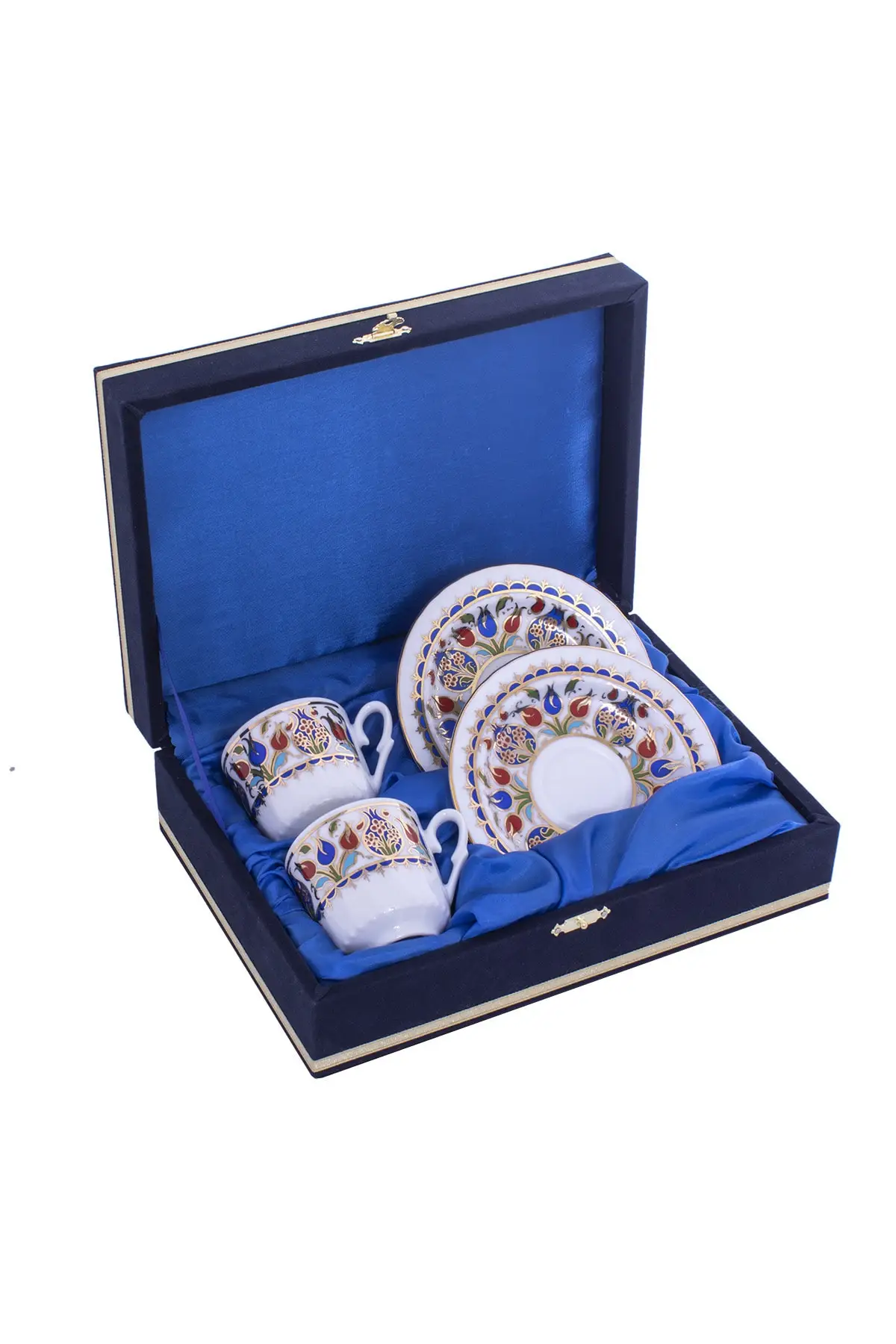 Amazing Turkish Greek Arabic Coffee & Espresso Cup Set 2 Psc. velvet boxed porcelain coffee cup Set orn 729
Amazing Turkish Greek Arabic Coffee & Espresso Cup Set 2 Psc. velvet boxed porcelain coffee cup Set orn 729