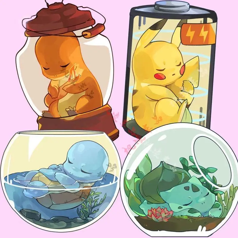 Anime Pokemon Surroundings Cute Cartoon Creative Bulbasaur Pikachu Squirtle Charmander Car Scratch Cover Motorcycle Stickers
Anime Pokemon Surroundings Cute Cartoon Creative Bulbasaur Pikachu Squirtle Charmander Car Scratch Cover Motorcycle Stickers