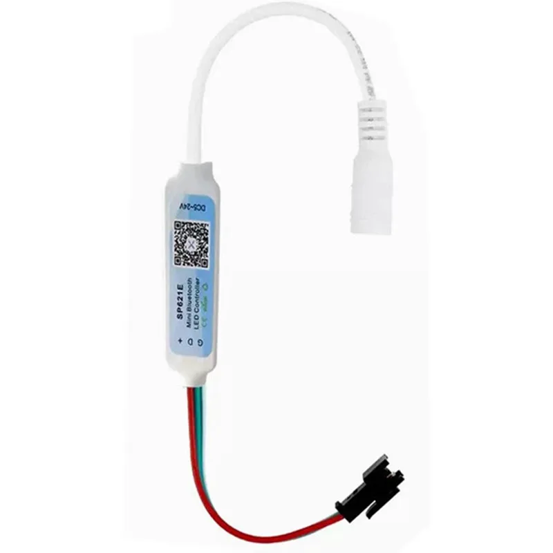 SP621E 12V LED RGB Pixel Color Mini Bluetooth Controller DC5V-24V 600 Points Music Time Controller For ws2812 ws2811 1903 Tape
SP621E 12V LED RGB Pixel Color Mini Bluetooth Controller DC5V-24V 600 Points Music Time Controller For ws2812 ws2811 1903 Tape